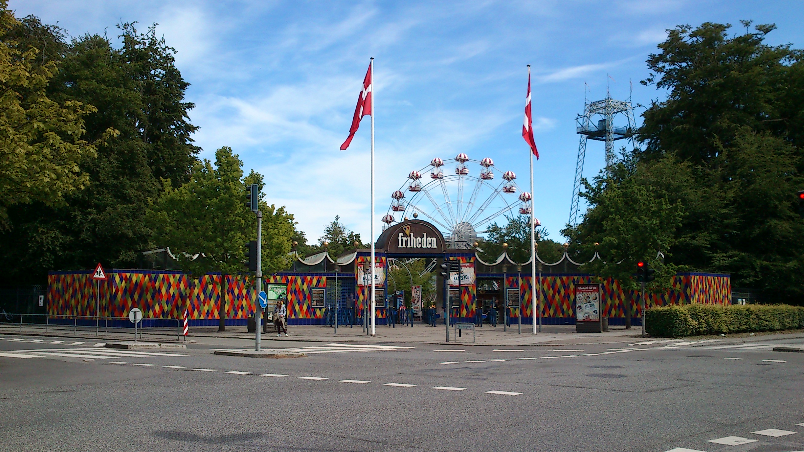 Sky Tower, no parque Tivoli Friheden