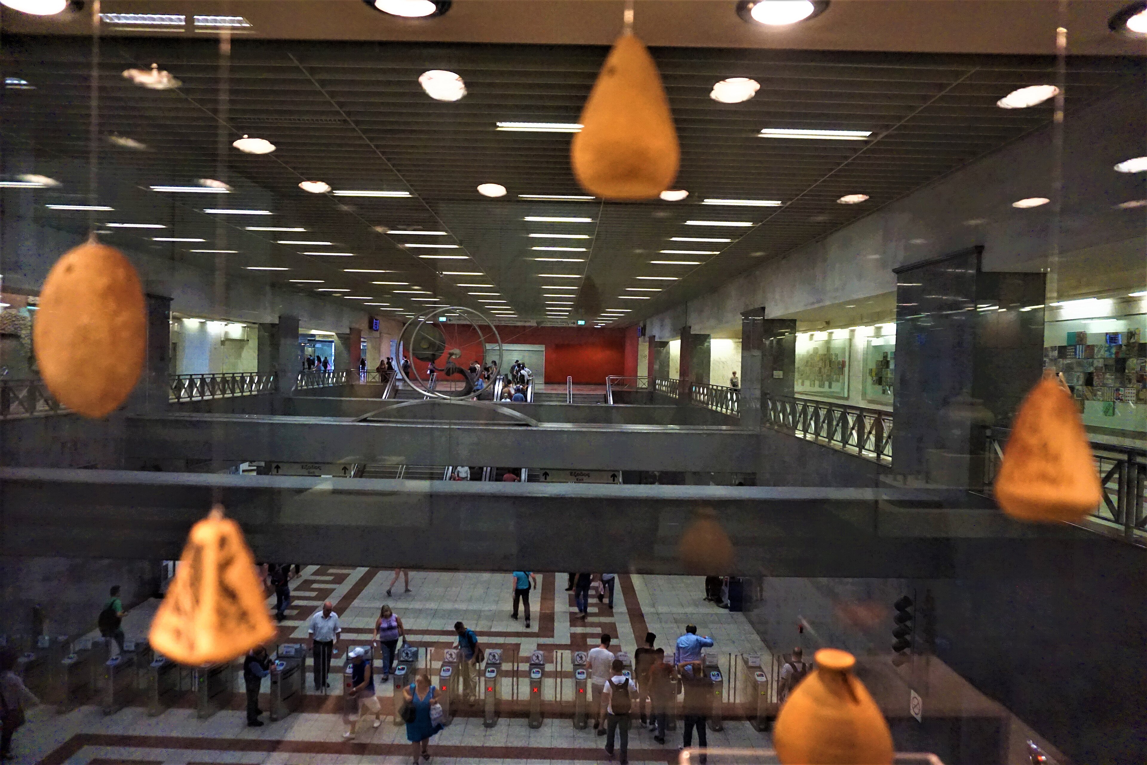 Estação Syntagma (coleção arqueológica do metrô)