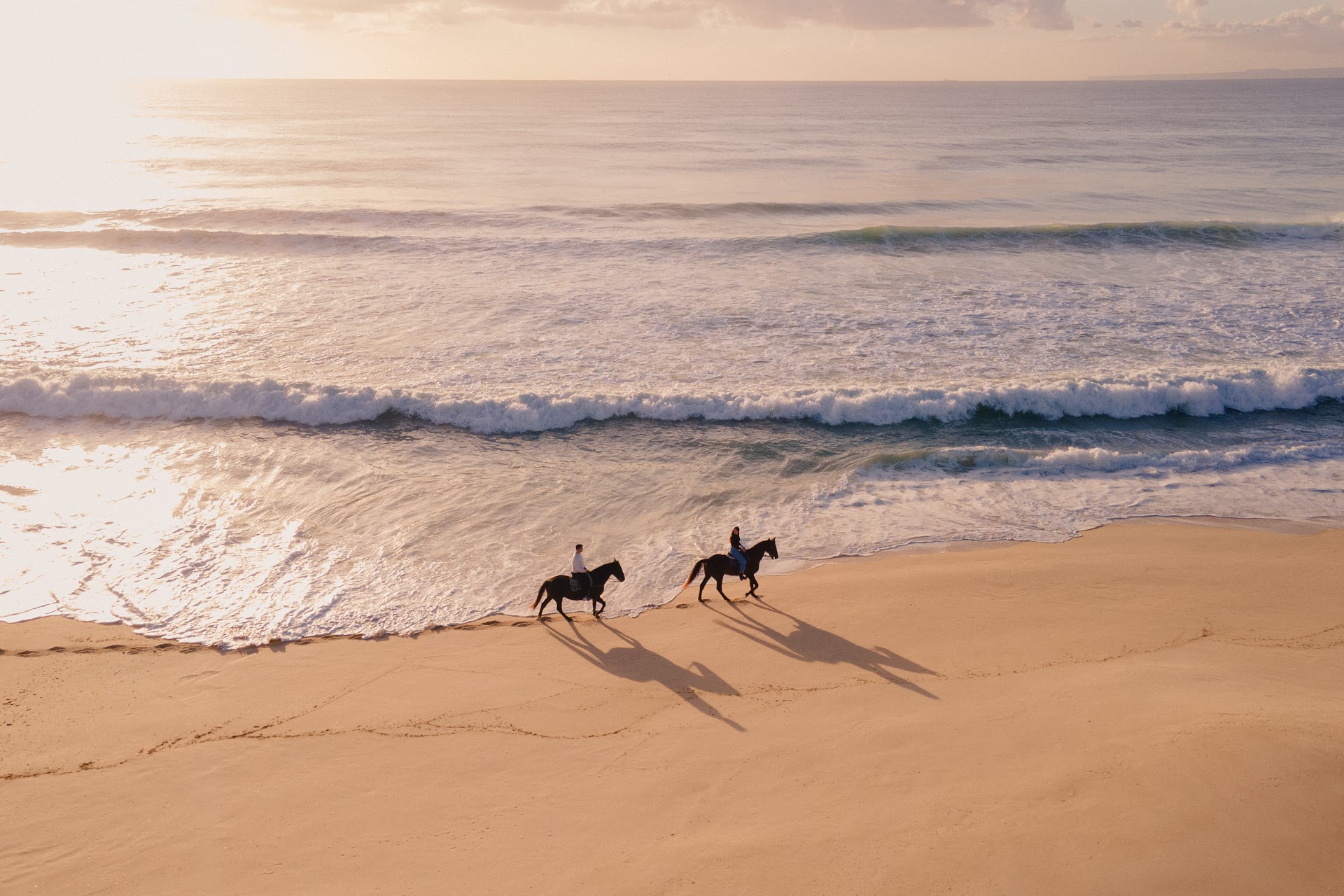Cavalos na Areia