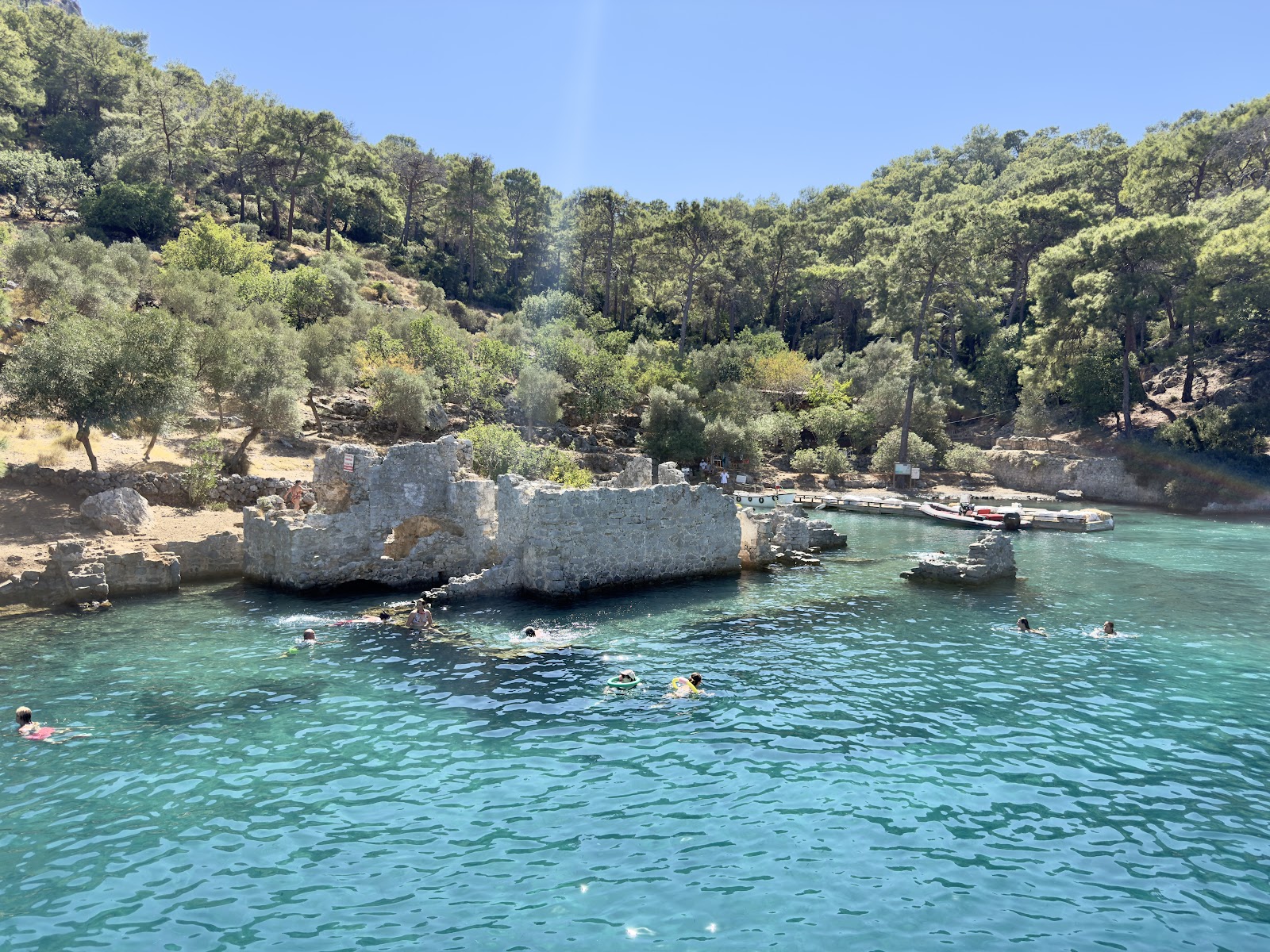 As doze ilhas de Göcek de barco