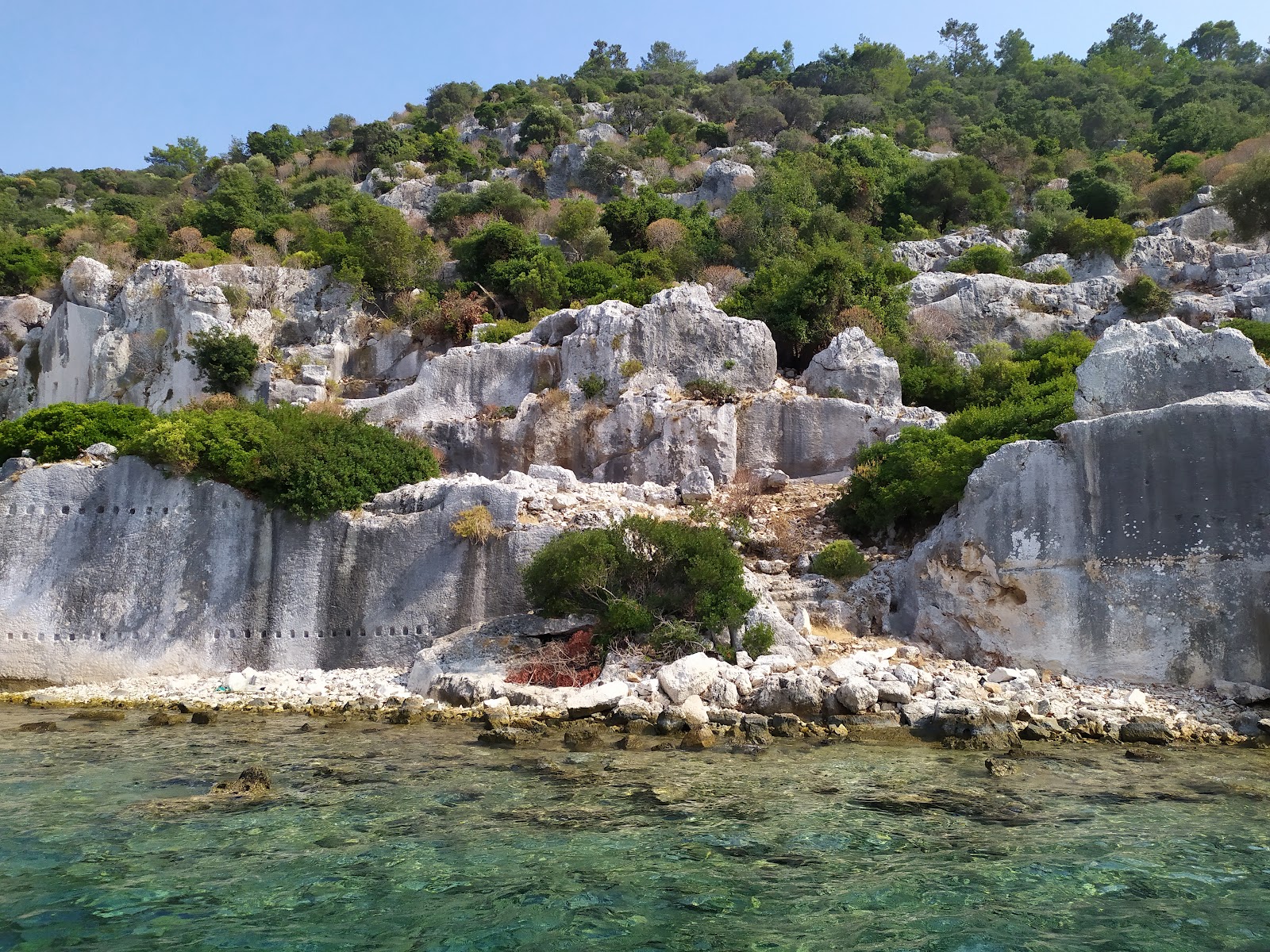Castelo de Simena e a cidade submersa de Kekova