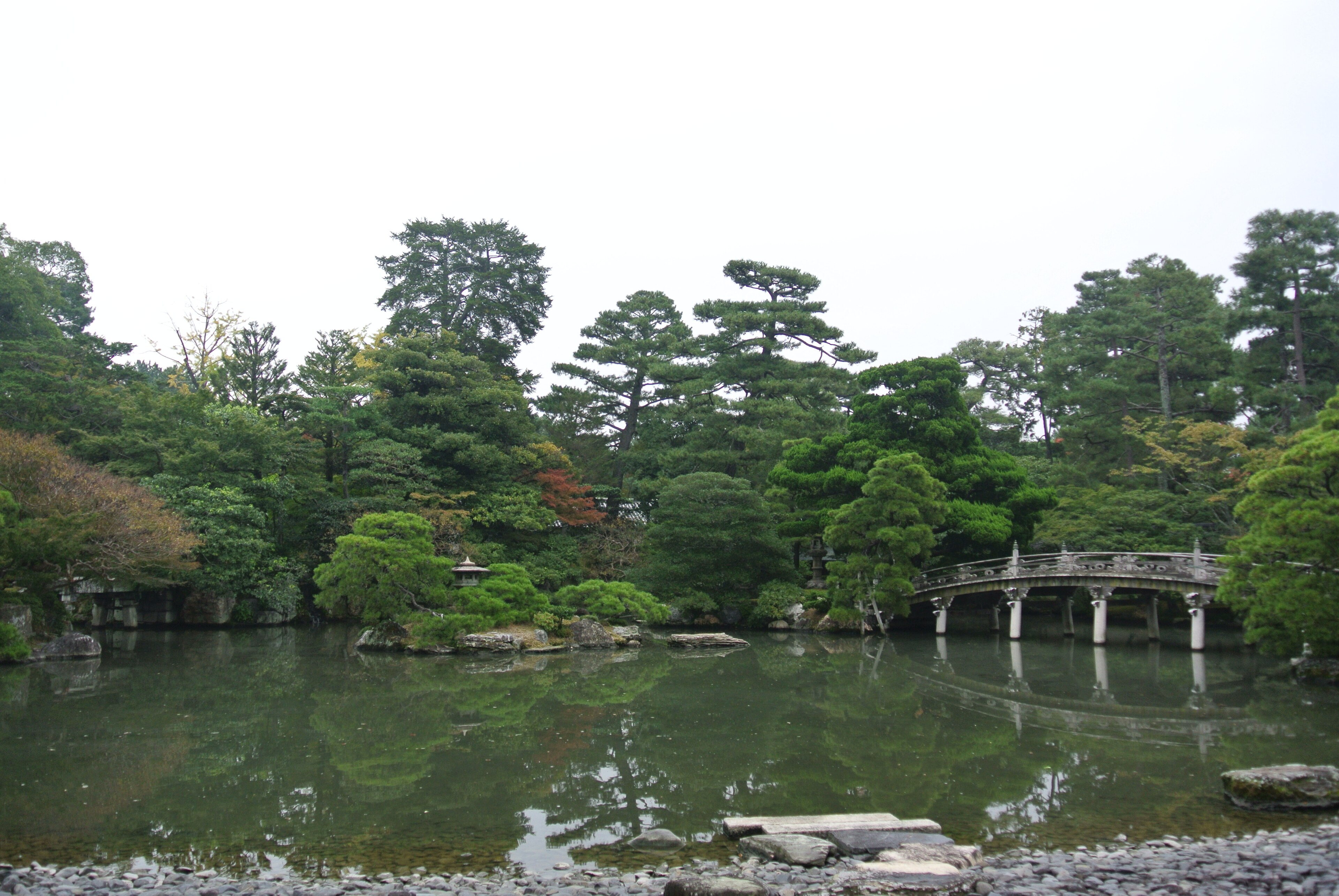 Palácio Imperial de Kyoto e o parque Gyoen