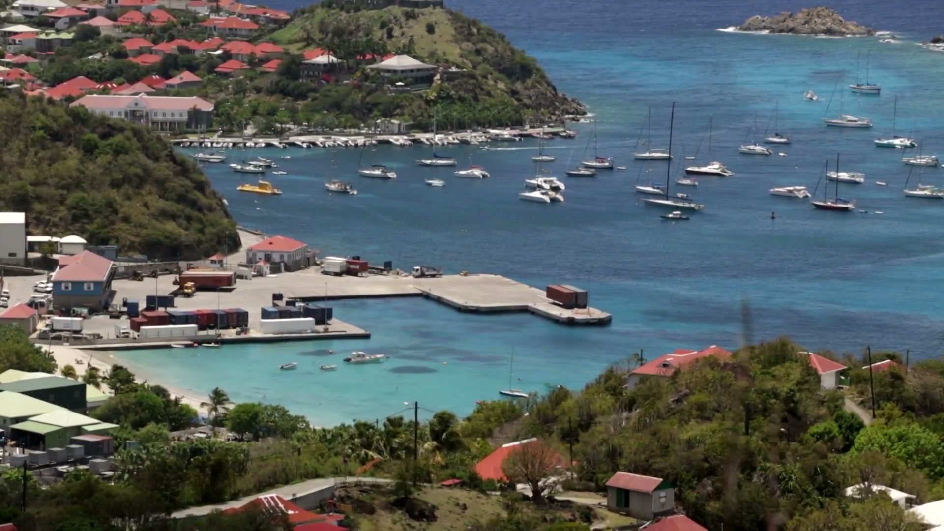 Gustavia e o Yacht Club