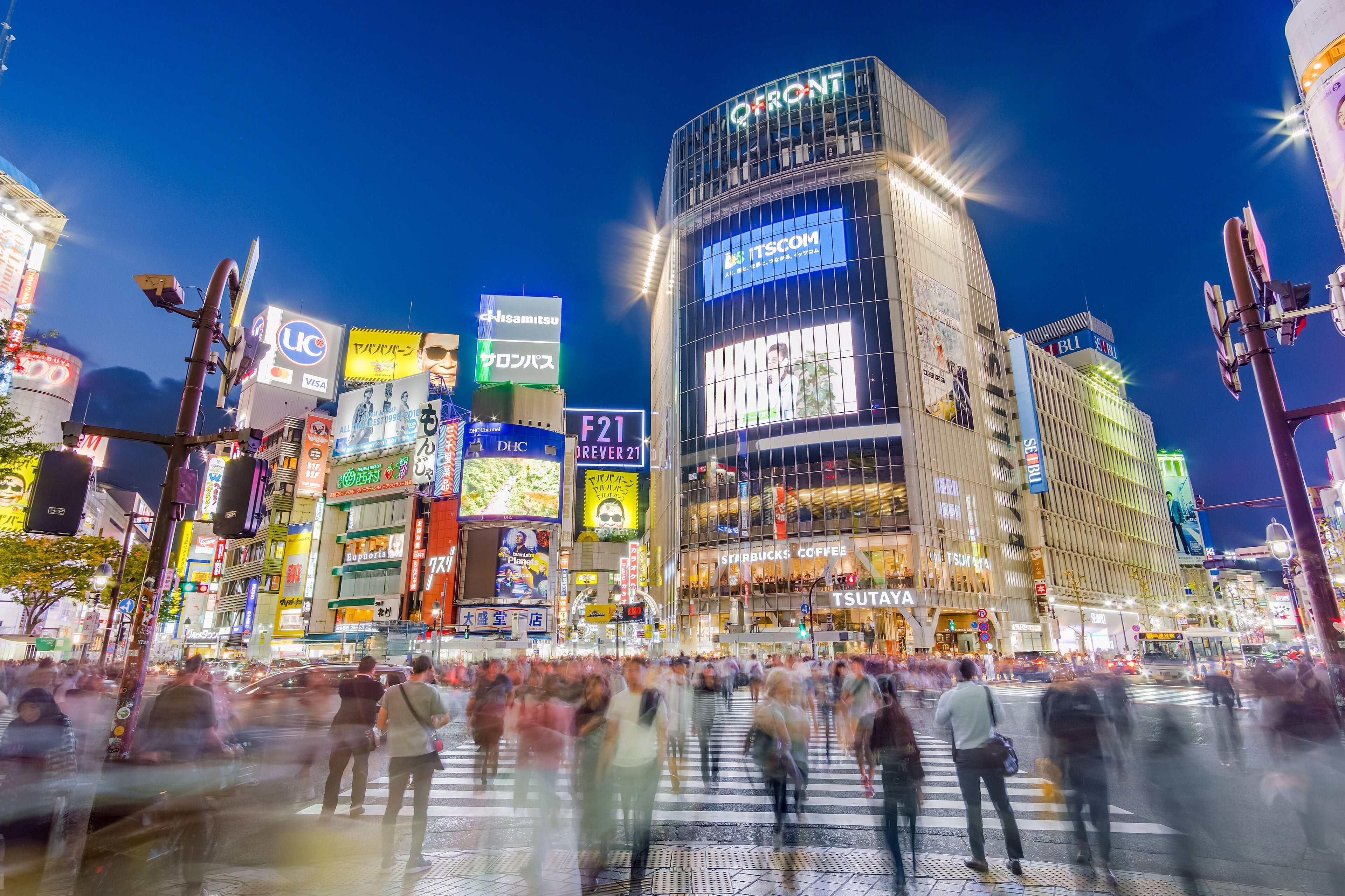Cruzamento de Shibuya e Estátua de Hachiko